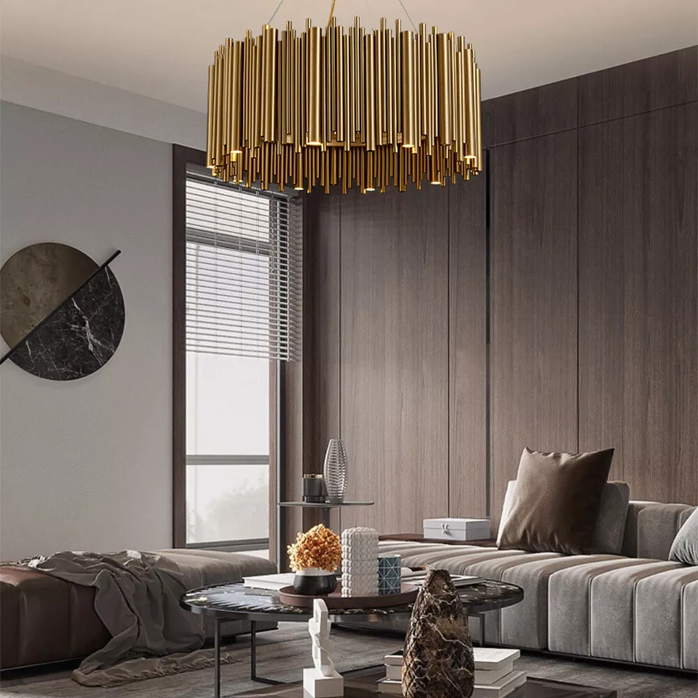Unique Stainless Steel Round For Hotels - Chandelier