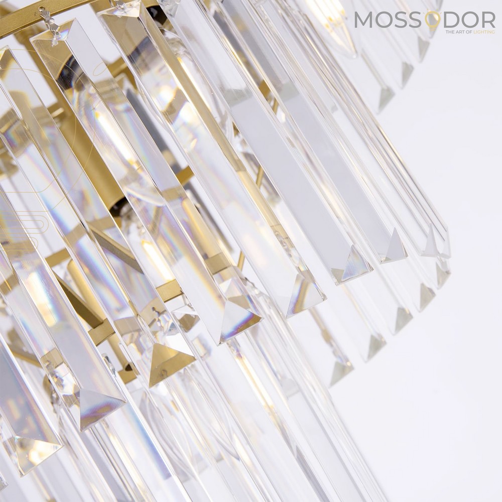 Flush Mount  Decorative Jewel Droplets 50cm Gold -Crystal Chandelier