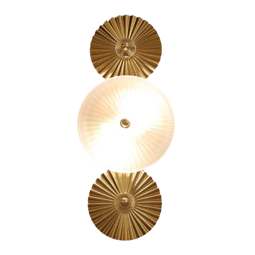 Glass Golden Wall light 45cm