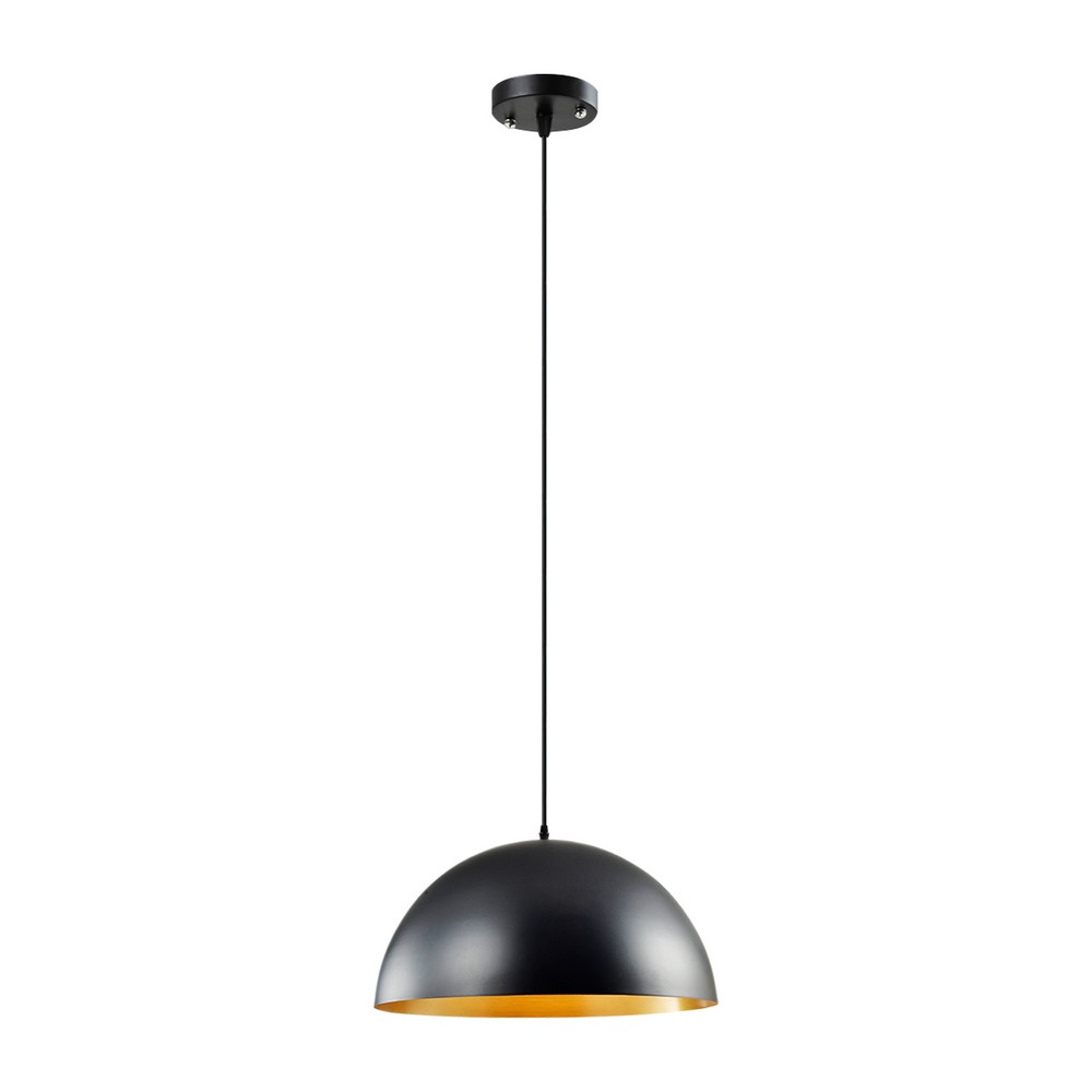 2Black Dome 30cm-Pendant Light