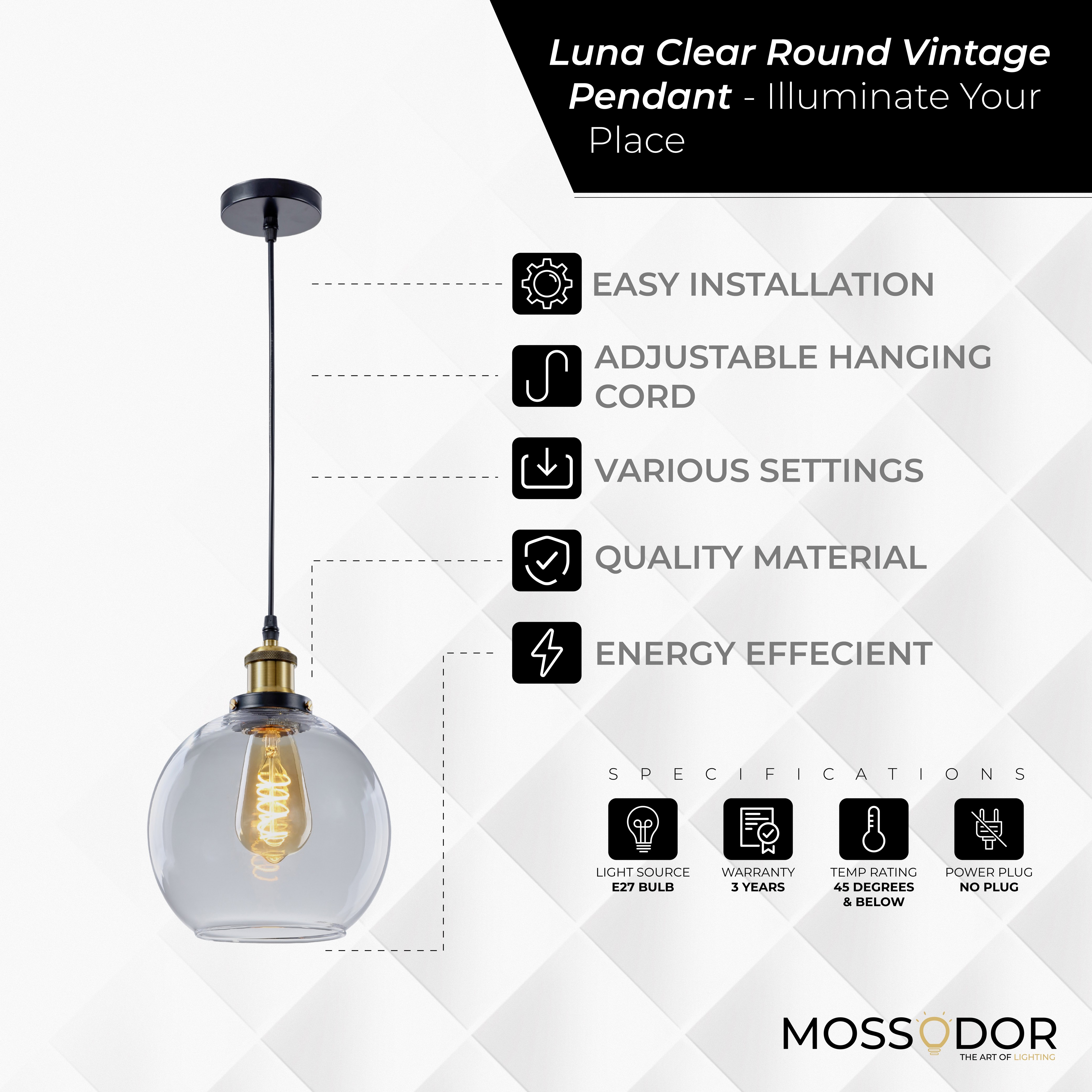 Luna-glass light-pendant