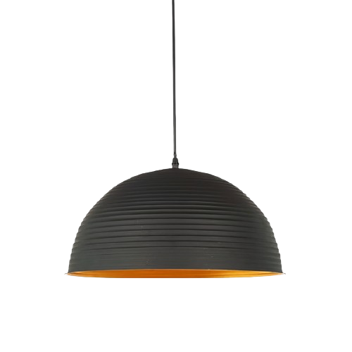 2Black Dome 30cm-Pendant Light