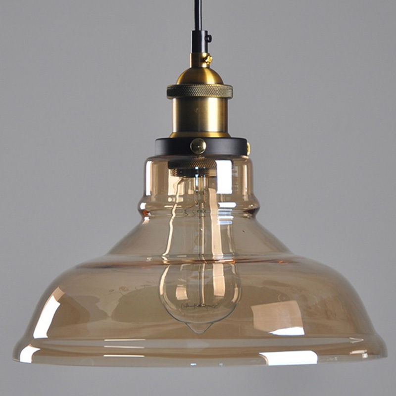 Viola-Industrial Glass Pendant Light