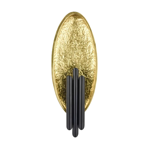 Black and Gold Led Wall Light -40cm