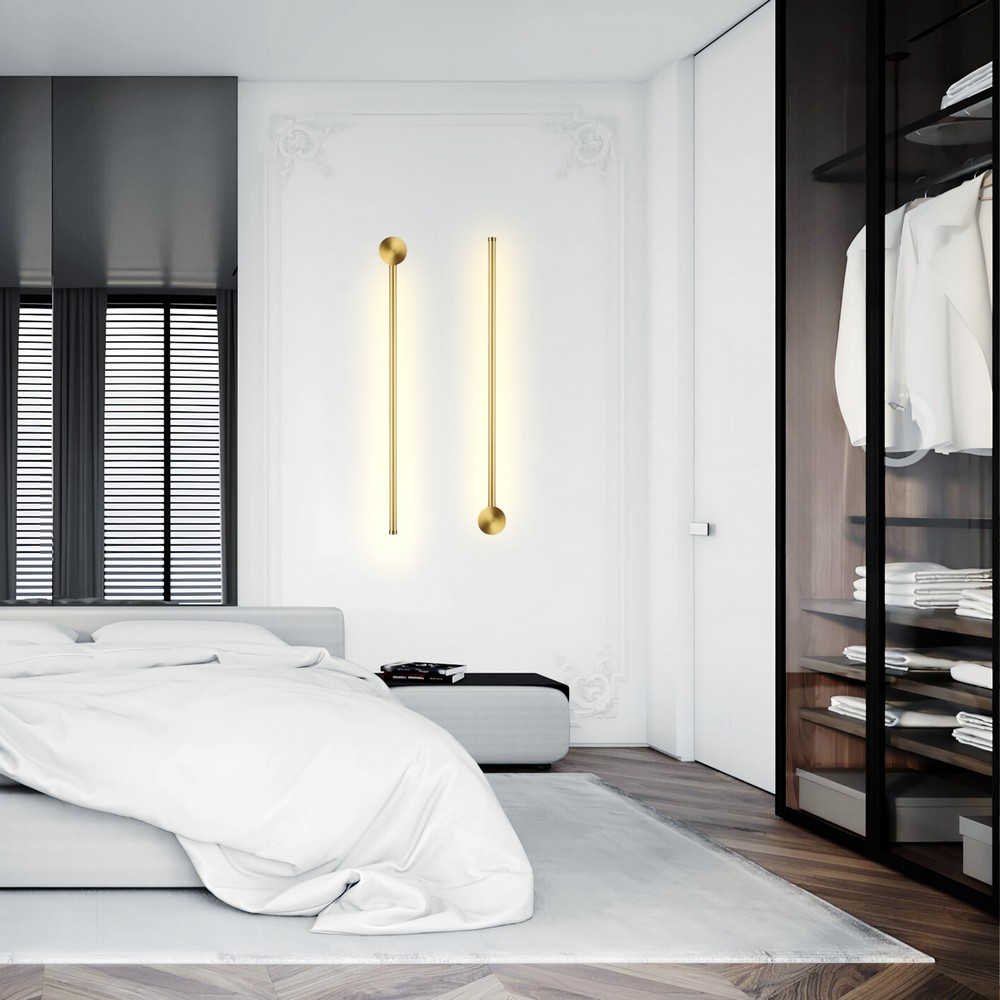 Modern Style Black L.E.D wall Sconce