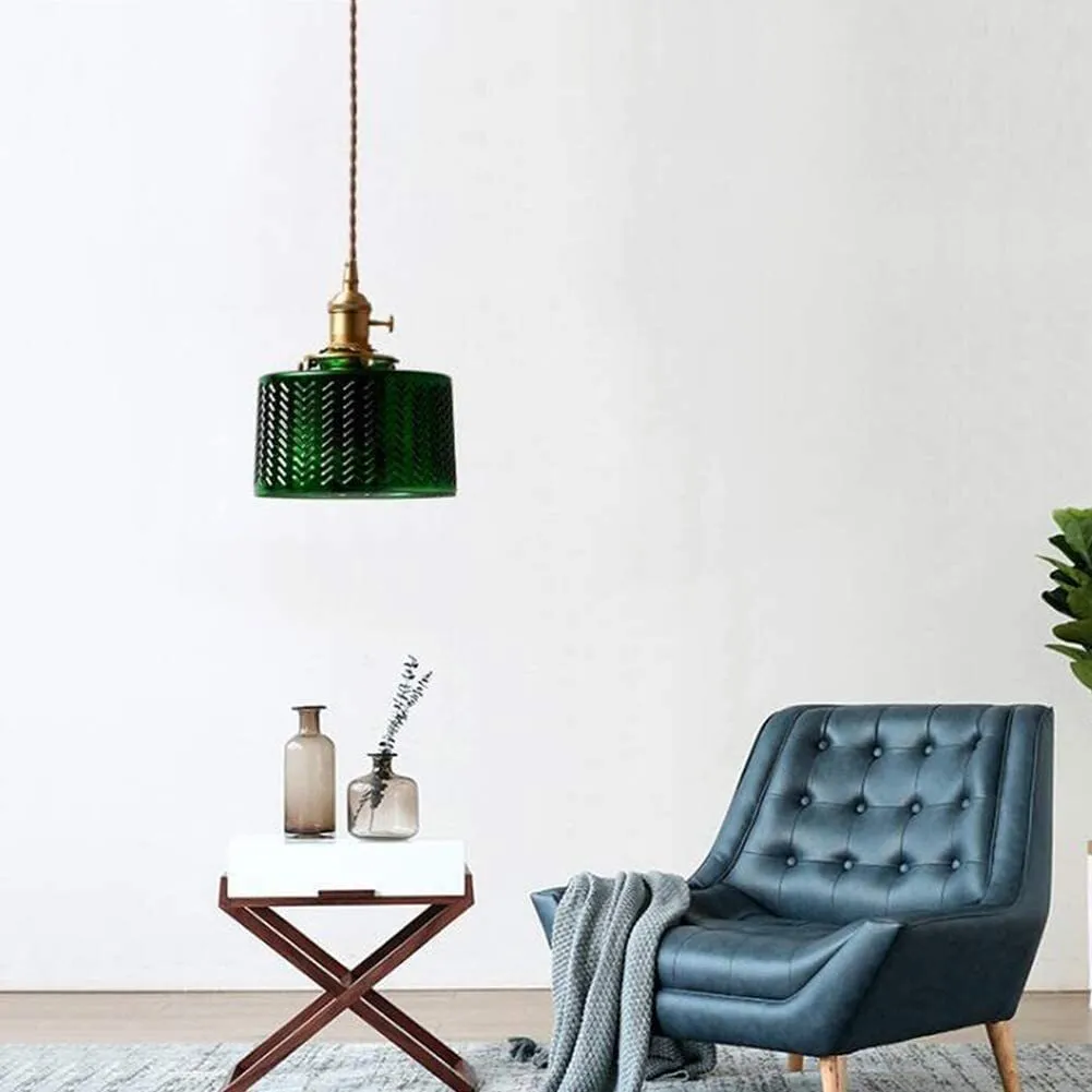 Vintage copper Green- pendant light