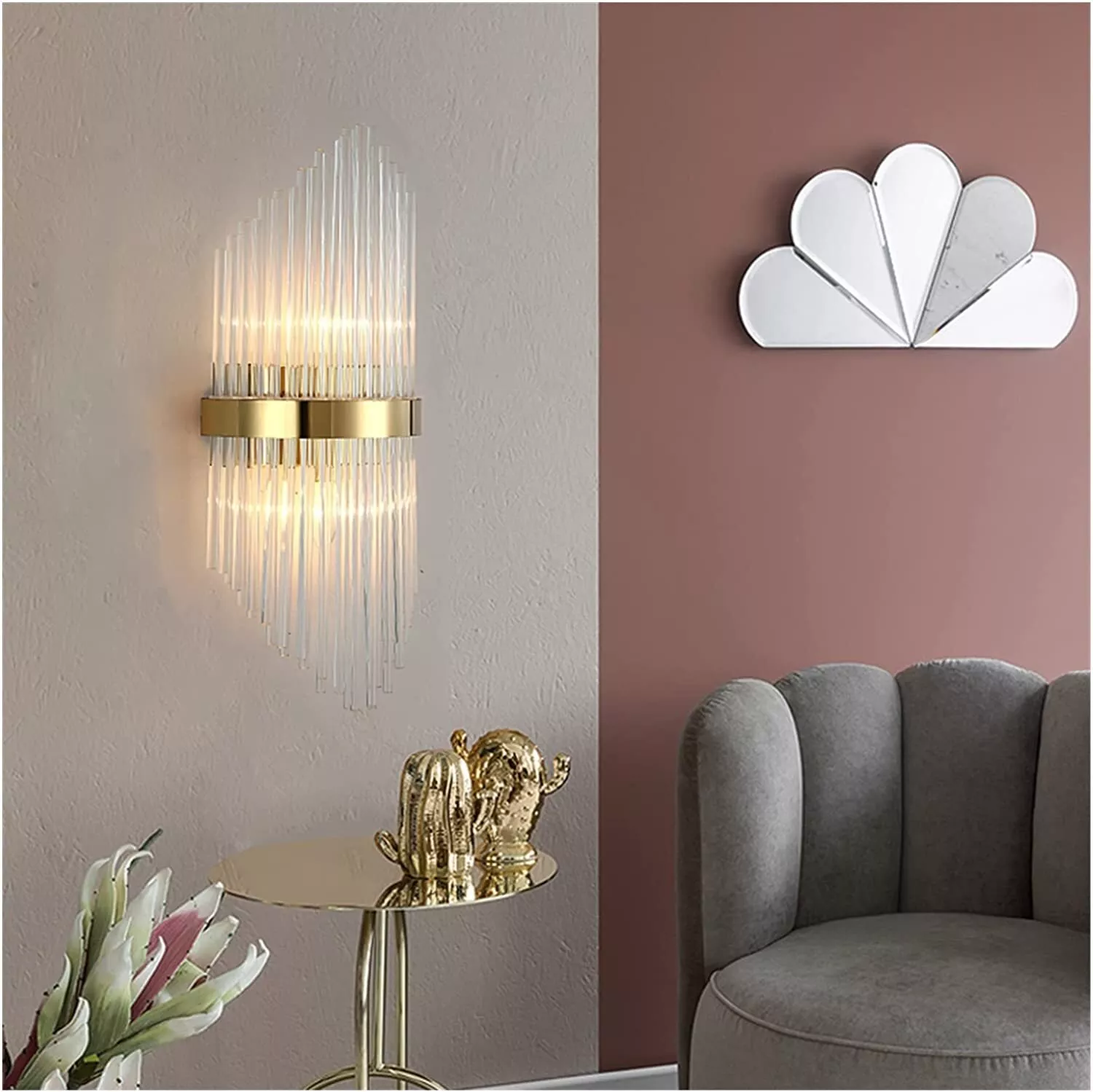 Large Luxury bedside Wall light-50cm