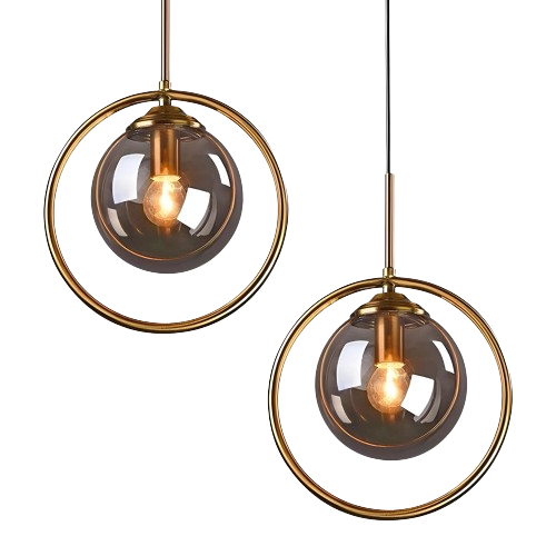 Sofia-Modern Smokey Grey light-pendant