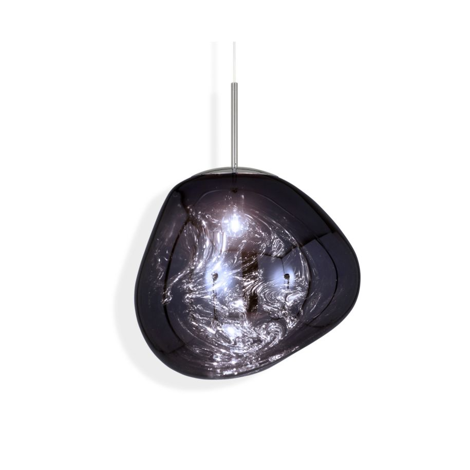 Glass 20cm ball-pendant light