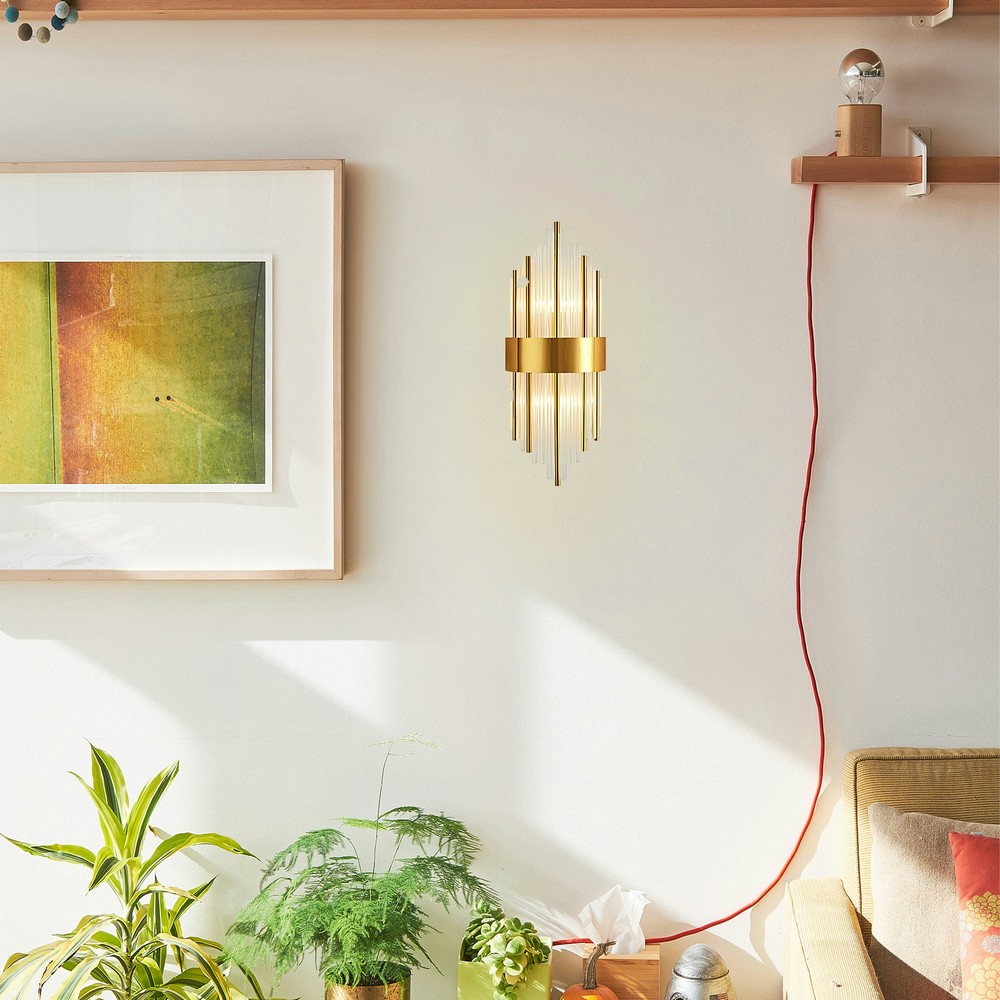 luxury / Retro Gold Wall light for living room-45cm