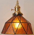 Abstract Glass Pendant Light
