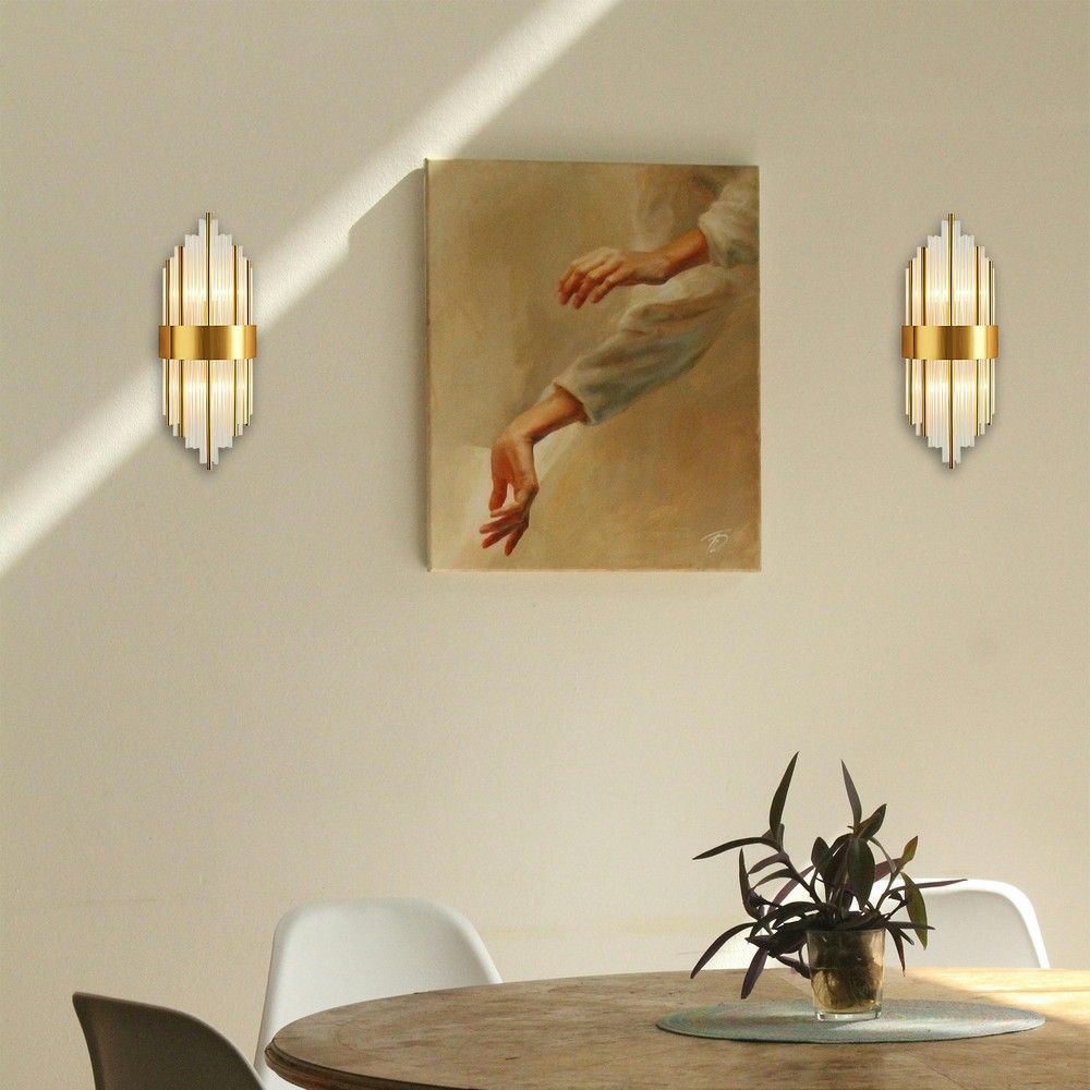 luxury / Retro Gold Wall light for living room-45cm