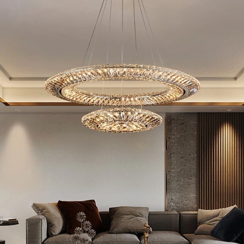 Modest Circle Crytsal Chandelier -40cm