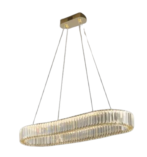 Gold 80cm chandelier ceiling light-