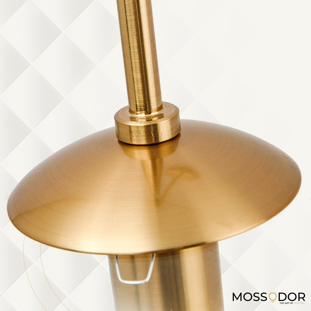 A  metal Gold Wall  Light With a Glass Ball -15cm