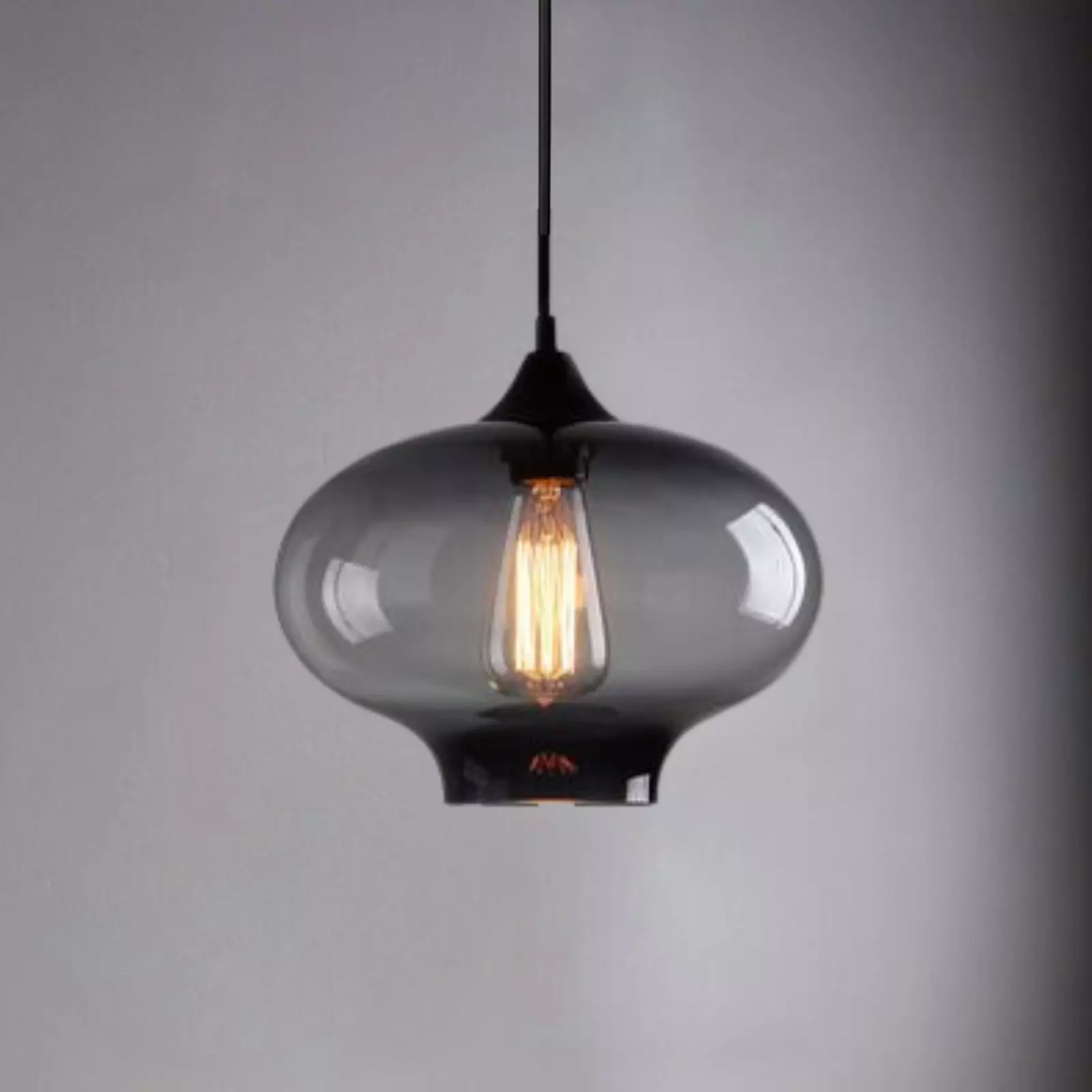 Velora-Easy Fit Coloured Glass 28cm-Pendant Light