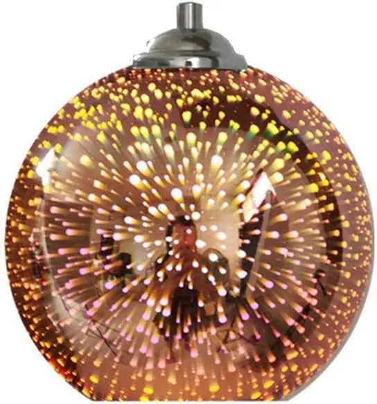 Rainbow Firework Multicolour Globe 20cm-pendant light