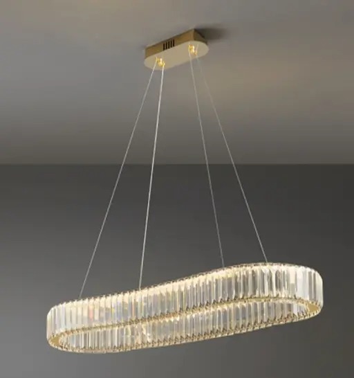 Gold 80cm chandelier ceiling light-