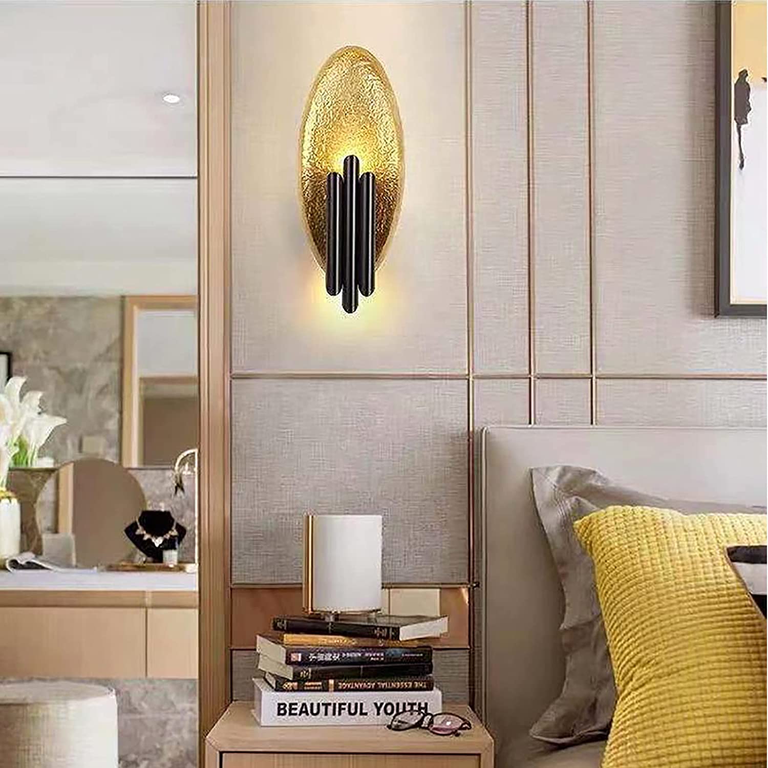 Black and Gold Led Wall Light