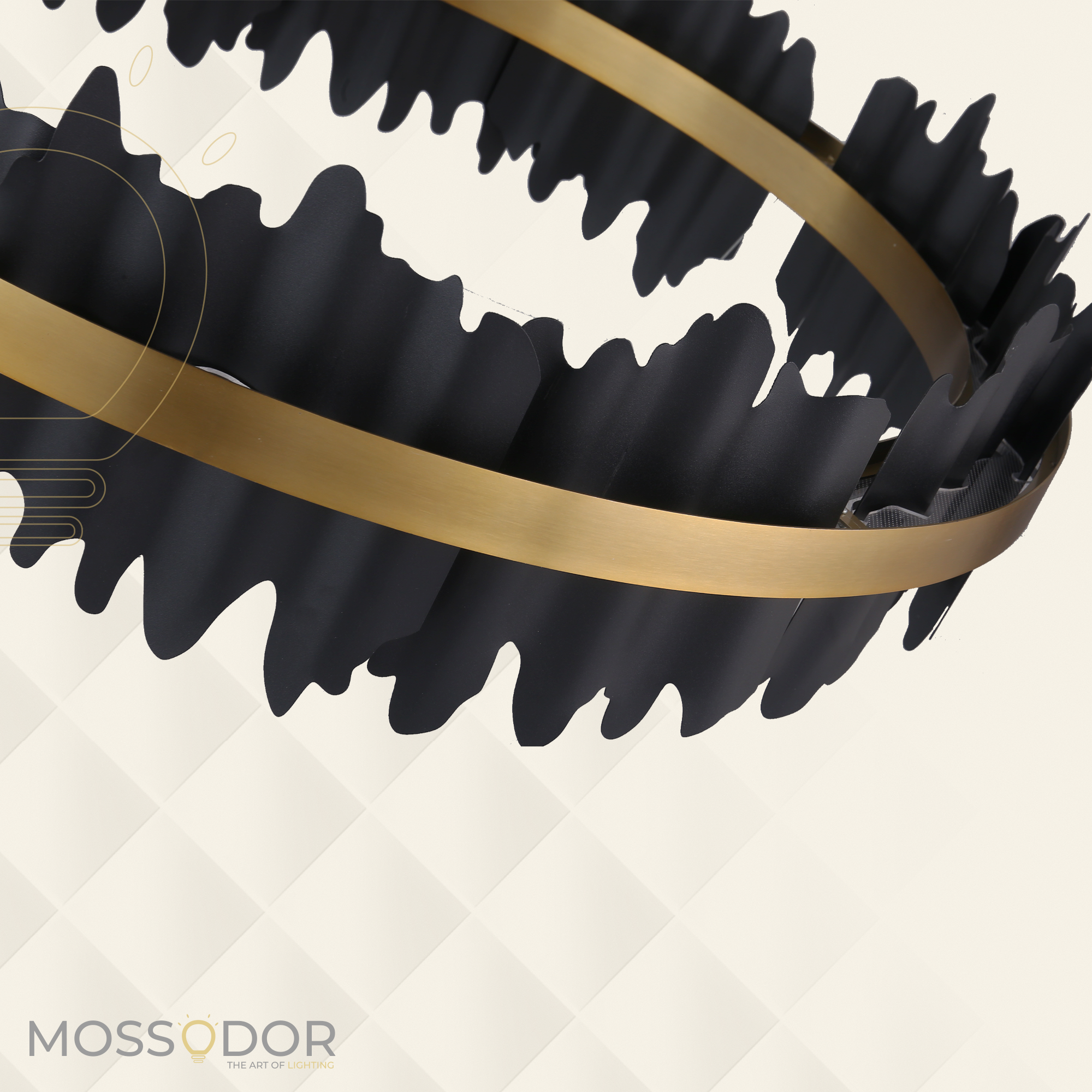 Alessia Elegant Black Luxury Modern-Chandelier