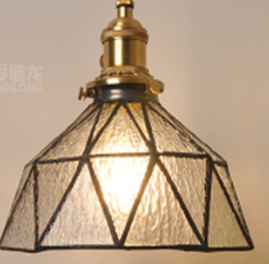 Abstract Glass Pendant Light