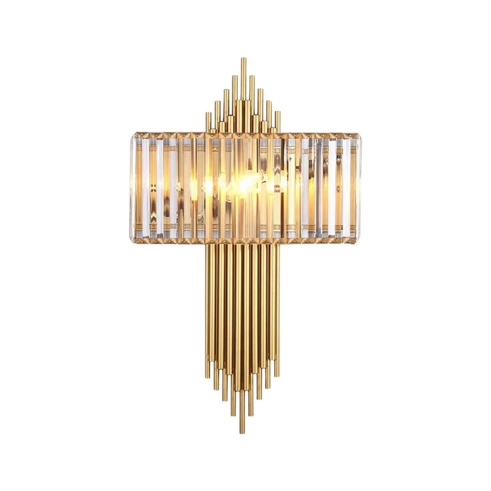 Luxury Style Rectangular Gold 65cm - Wall light