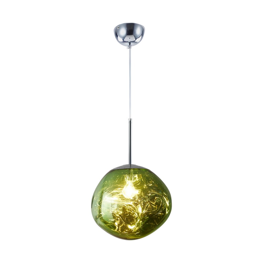 Glass ball-pendant light