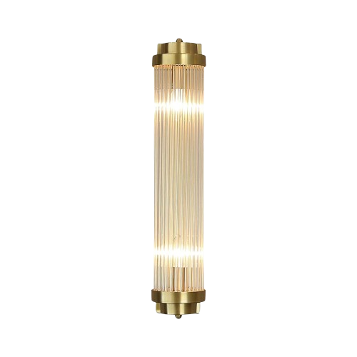 Nyota Crystal Energy Beam Wall Light - Gold