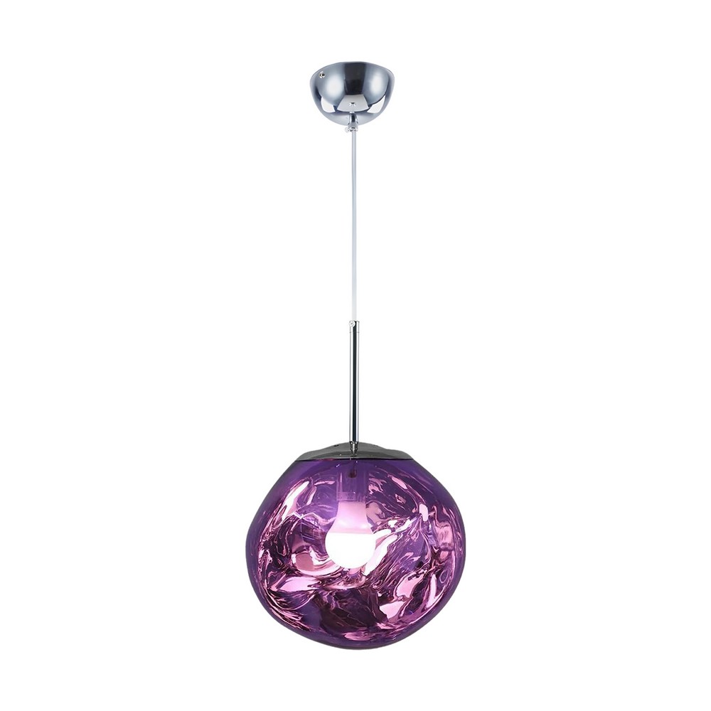 Glass ball-pendant light