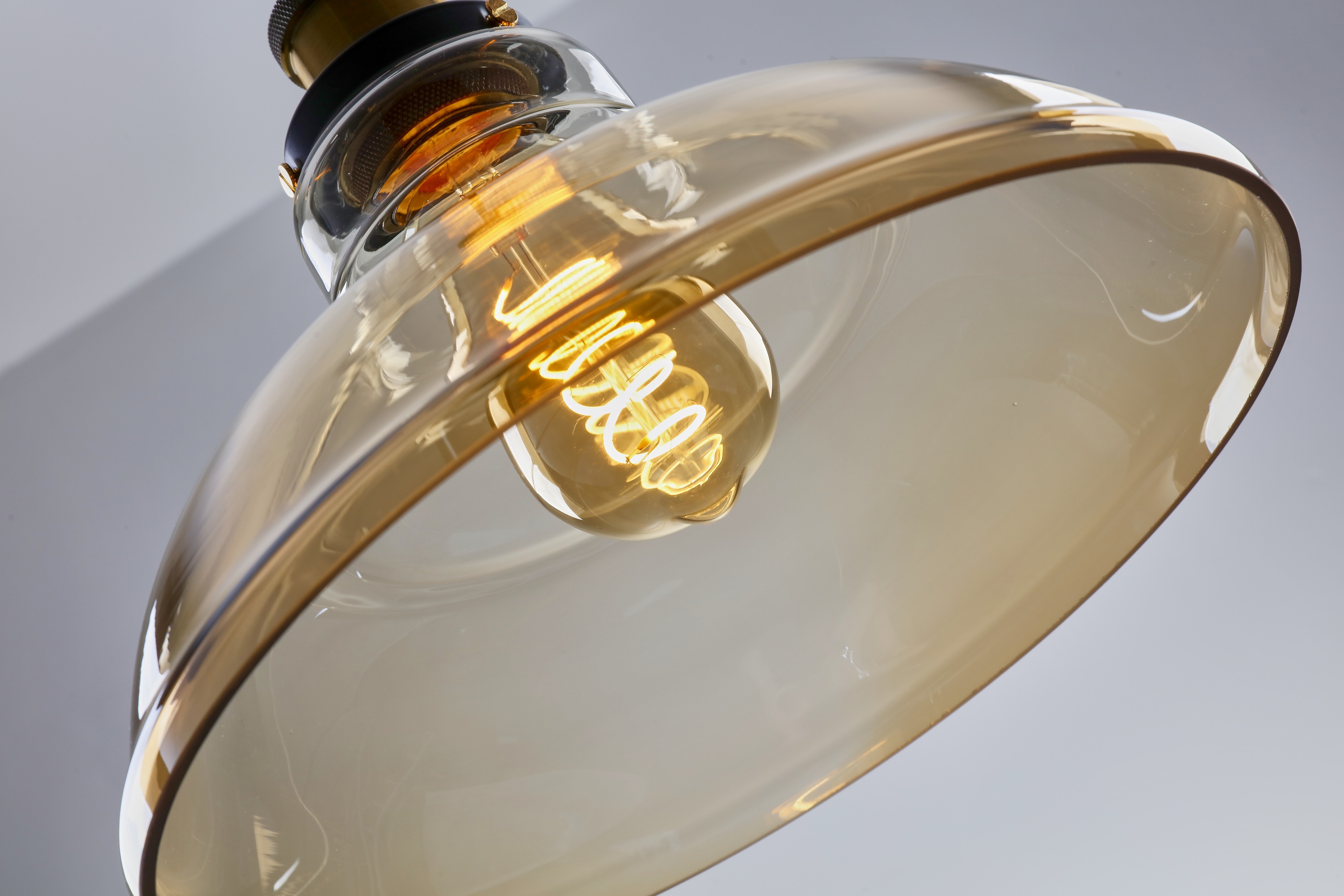 Viola-Industrial Glass Pendant Light