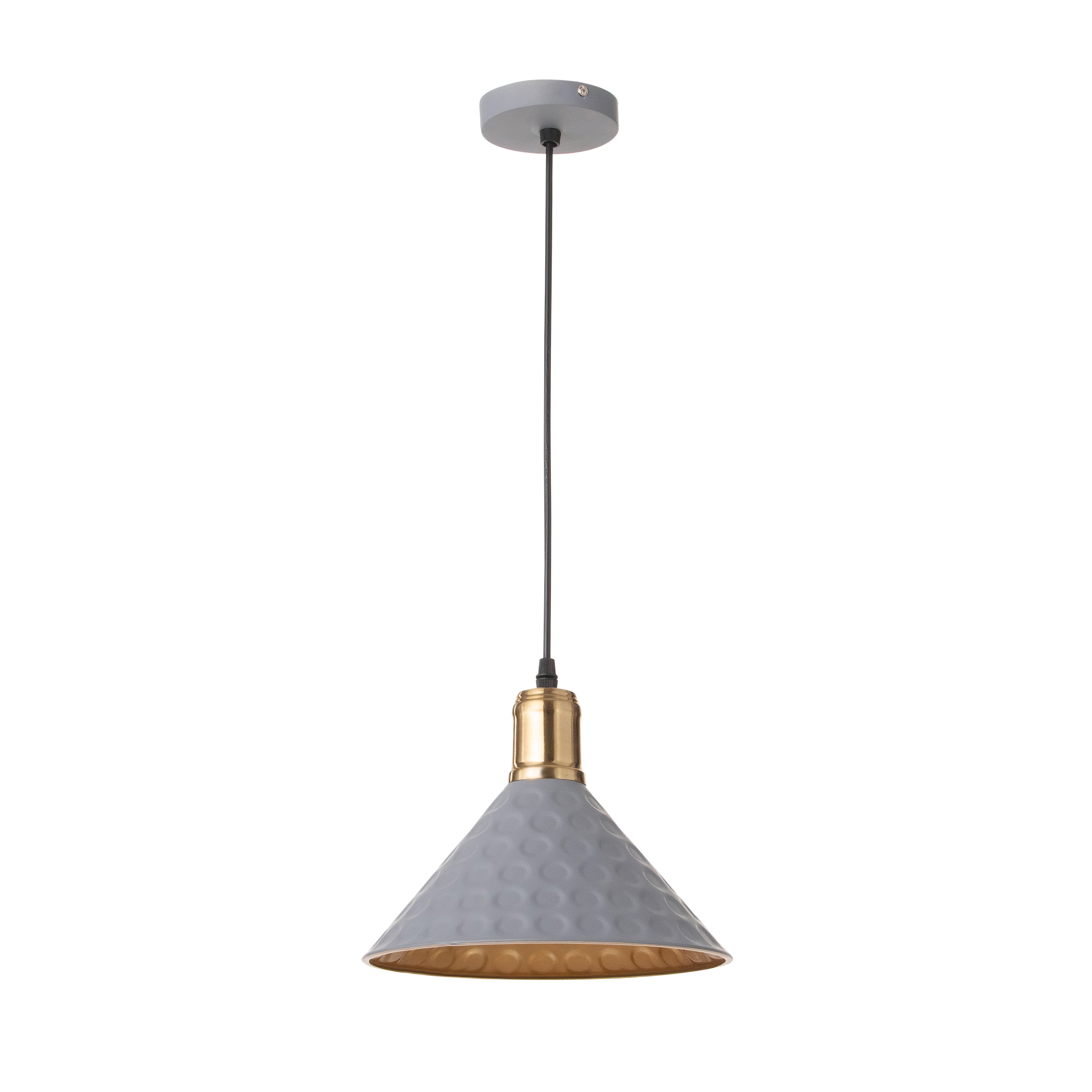 A Ceramic industrial Black pendant light-24cm