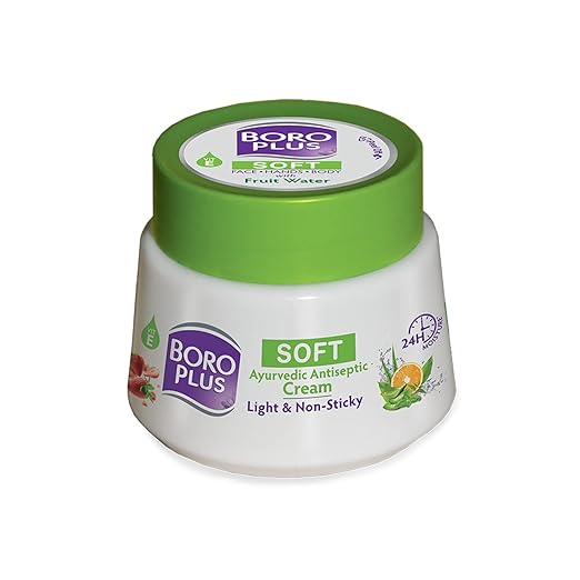 BoroPlus Soft Light Moisturising Cream|Light & Non-sticky|Provides 24 hour moisturisation | For Soft Fresh Skin 200 ml
