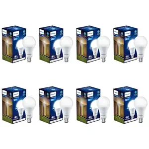 PHILIPS Base B22 12-Watt (Pack of 8, Cool Day Light)