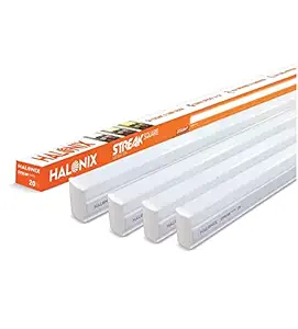 Halonix Streak Squar 20-Watt LED Batten (Pack of 4, Cool White, Square)