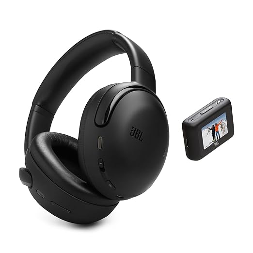 JBL Tour One M3 - Smart Transmitter Wireless Over Ear Headphones with ANC 2.0, Hi-Res LDAC Audio,Spatial 360 Sound, 8 Mics - Perfect Calls with Crystal AI,70Hrs Playback, Black