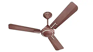 Havells 1200mm Ambrose ES Ceiling Fan|Premium Finish,Deco. Fan,Elegant Looks,High Air Delivery,Energy Saving,100% Pure Copper Motor|2 Year Warranty by Brand|(Pack of 1,Nickel Pearl Brown),1 star