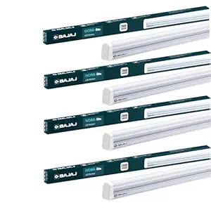 Bajaj 20 Watt LED Batten with Glare Free Lighting (Pack of 4, white)