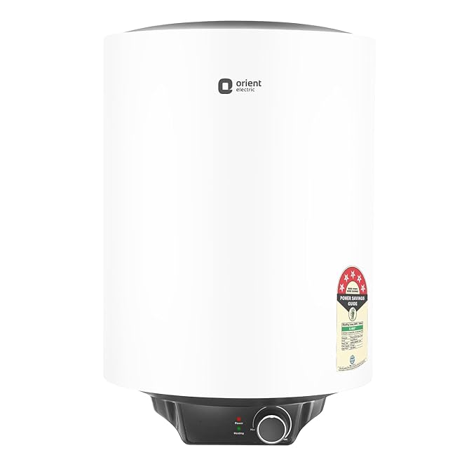 Orient Electric Enamour Classic Pro Geyser|25L Storage Water Heater| Faster Heating with Whirlflow Technology| HPE Coated Tank | BEE 5-star rated | High Rise Compatible |5 years tank warranty