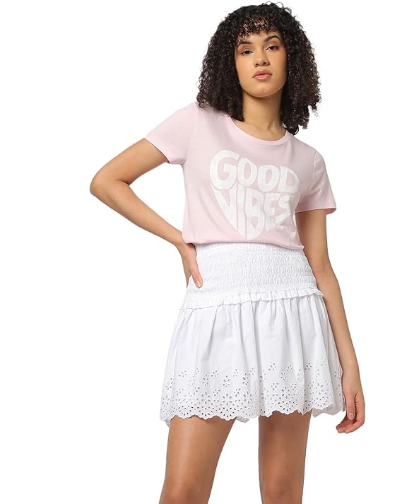 Gap Women’s Slim Fit Solid Short Sleeved Round Neck T-Shirt