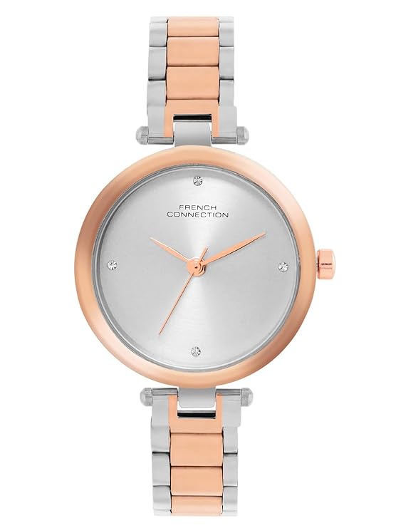 French Connection Analog Silver Dial Women's Watch-FCN0104RTM