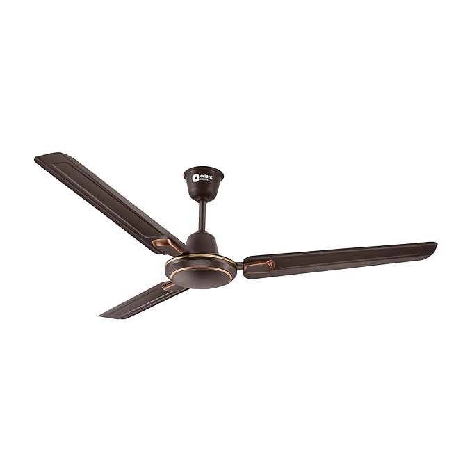 Orient Electric’s 1200 mm Pacific Air Déco| Decorative ceiling fan | Powerful airflow| BEE 1 Star Rated | 2-year warranty | Smoke Brown, pack of 1