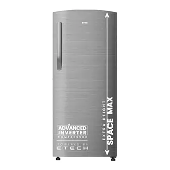 IFB 206L 5 Star Direct Cool Single Door Refrigerator (IFBDC-2325DBSE, Brush Grey, Advanced Inverter Compressor, Extraordinary Storage with Humidity Controller)