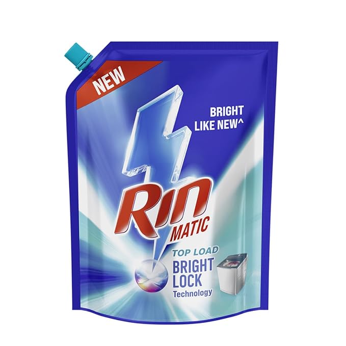 Rin Detergent Liquid Refill 2L Pouch|| Designed for Dirt removal in Washing Machine for all kinds of clothes - Super Save Pack