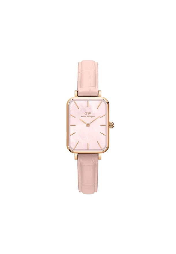 Daniel Wellington Quadro Pressed Rouge 20x26mm Mother of Pearl Dial Watch
