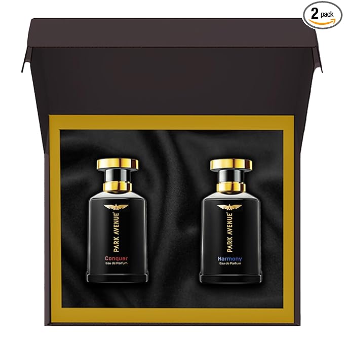 Park Avenue Gift Set For Men – Euphoria & Harmony – Eau De Parfum Men, 200ml | Perfume for Men | Premium Luxury Fragrance Scent | Long-lasting Aroma Perfume