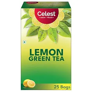 Celest Green Tea | Green Tea for Weight Loss | Lemon Flavour | 25 Teabags