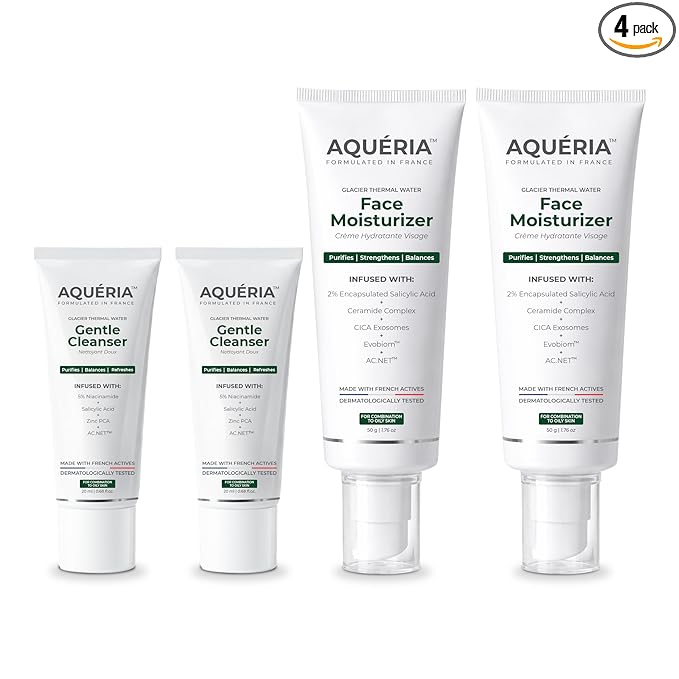 Oil Free Gel Based Daily French Moisturizer | 2% BHA, 3% Niacinamide with Ceramides, Cica & Multi Actives | Controls Oil, Repairs Skin Barrier & Clears Pores | Lightweight, Fast Absorbing, Non-Greasy, Non-sticky Hydration | Mattifying, Fragrance-Free Cream for Oily, Combination & Acne Prone Skin | 15g