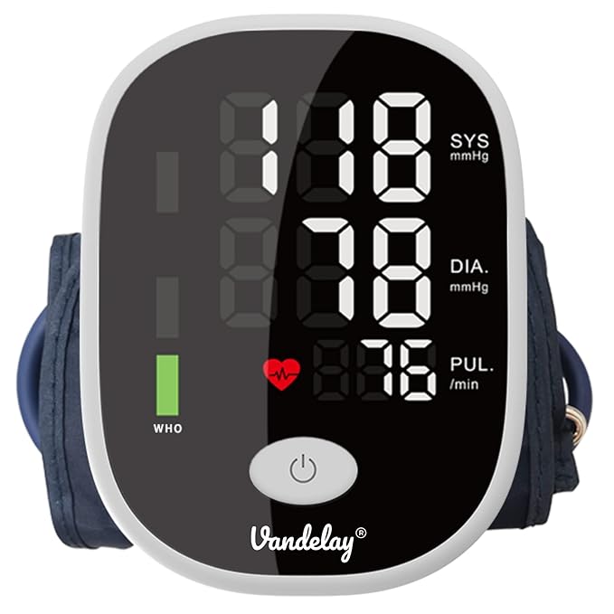 Vandelay (UK) BP900 Blood Pressure Monitor - Fully automatic BP Machine (Black)