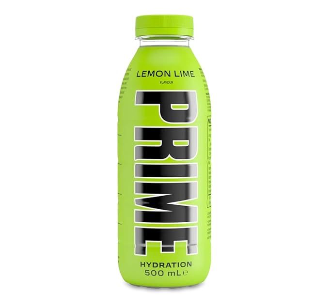 PRIME HYDRATION Lemon Lime Hydration Drink, 16.9 Fl oz / 500 Ml