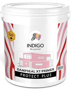 Indigo Damp Seal XT Primer White 4L Waterproofing Matt Finish – White | Primer | 4 Liters | White